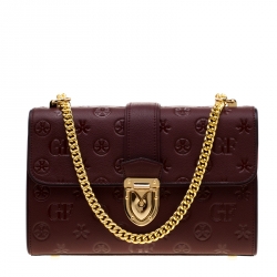 Gianfranco Ferre Red Leather Shoulder Bag