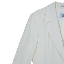 Pre Owned Gianfranco Ferre Studio Off-White Suit M