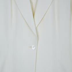 Pre Owned Gianfranco Ferre Studio Off-White Suit M
