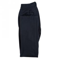 GF Ferre Navy Blue Logo Patchwork Detail Pants and Jacket Set S