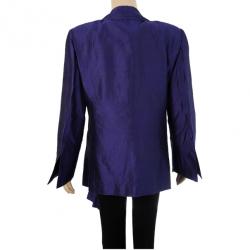 Pre Owned Gianfranco Ferre Purple Wrap Blazer Jacket XL