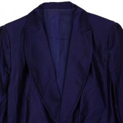 Pre Owned Gianfranco Ferre Purple Wrap Blazer Jacket XL