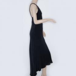 Pre Owned Gianfranco Ferre Long Black Dress 