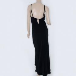 Pre Owned Gianfranco Ferre Long Black Dress 