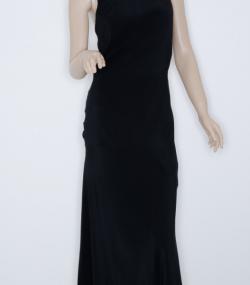 Pre Owned Gianfranco Ferre Long Black Dress 