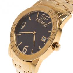 GF Ferre Brown Women's Wristwatch 41MM