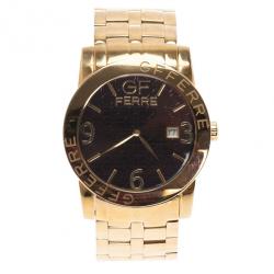 GF Ferre Brown Women's Wristwatch 41MM