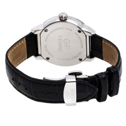 Pre Owned GF Ferre Silver Stainless Steel GFSS3080 Unisex Wristwatch 38 mm