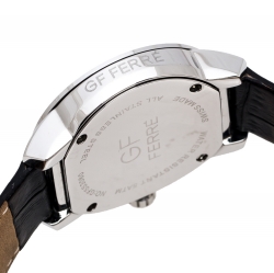 Pre Owned GF Ferre Silver Stainless Steel GFSS3080 Unisex Wristwatch 38 mm