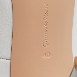 Pre Owned Gianvito Rossi White Leather Gianvito Pumps Size 40