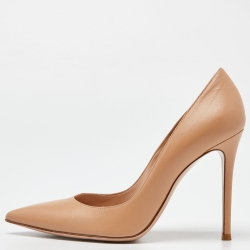 Leather Gianvito 105 Pointed Toe Pumps