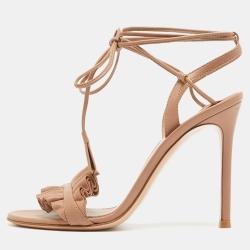 Leather Ankle Strap Sandals