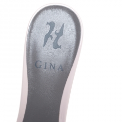 مملوكة مسبقًا حذاء سلايدز جينا ساتان أسود مقدمة مدببة سليب أون مقاس 37.5