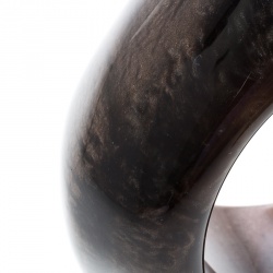 Pre Owned Giorgio Armani Metallic Resin Wide Cuff Bangle Bracelet 20 cm