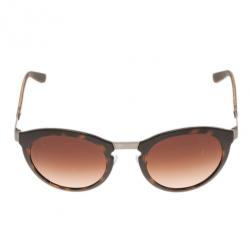 Giorgio Armani Tortoise Frame Phantos Round Sunglasses