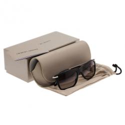 Pre Owned Giorgio Armani Black AR8019 Rectangle Sunglasses