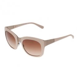 Pre Owned Giorgio Armani Cream Square Sunglasses