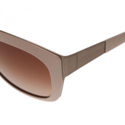 Pre Owned Giorgio Armani Cream Square Sunglasses