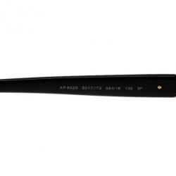 Pre Owned Giorgio Armani Black Oversized Square Sunglasses