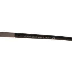 Pre Owned Giorgio Armani Black Phantos Round Sunglasses