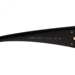 Pre Owned Giorgio Armani Black Cat Eye Sunglasses