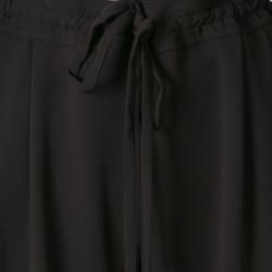 Pre Owned Giorgio Armani Brown Drawstring Detail Coulisse Trousers M