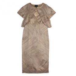Pre Owned Giorgio Armani Organza Cocktail Dress with Bolero S