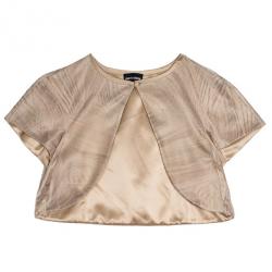 Pre Owned Giorgio Armani Organza Cocktail Dress with Bolero S