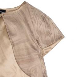 Pre Owned Giorgio Armani Organza Cocktail Dress with Bolero S