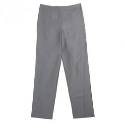 Giorgio Armani Grey Silk-blend Pants S