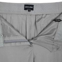 Giorgio Armani Grey Cotton Pants M