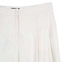 Pre Owned Giorgio Armani Wide Wool Pants S