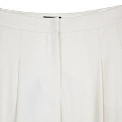 Pre Owned Giorgio Armani Wide Wool Pants S