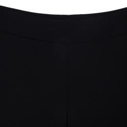 Pre Owned Giorgio Armani Smoking Black Pants M