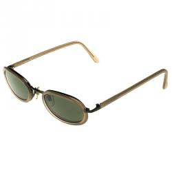 Pre Owned Giorgio Armani Black 692 Oval Sunglasses