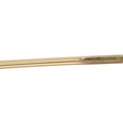 Pre Owned Giorgio Armani Black 692 Oval Sunglasses