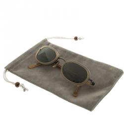 Pre Owned Giorgio Armani Black 692 Oval Sunglasses