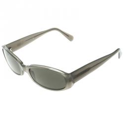 Pre Owned Giorgio Armani Black/Grey 2504 Oval Sunglasses