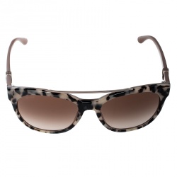 Pre Owned Giorgio Armani Brown Leopard/Brown Gradient AR8050 Wayfarer Sunglasses