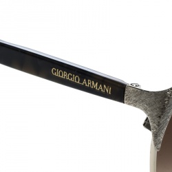 Giorgio Armani Silver/Brown Gradient GA854/S Wayfarer Sunglasses