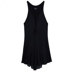 Pre Owned Giorgio Armani Black Cocktail Dress M
