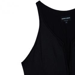 Pre Owned Giorgio Armani Black Cocktail Dress M