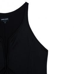 Pre Owned Giorgio Armani Black Cocktail Dress M