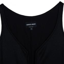 Pre Owned Giorgio Armani Black Cocktail Dress M