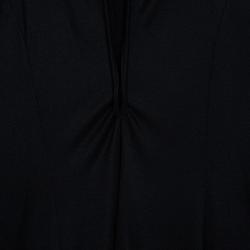 Pre Owned Giorgio Armani Black Cocktail Dress M