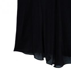 Pre Owned Giorgio Armani Black Cocktail Dress M