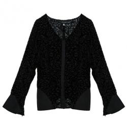 Giorgio Armani Devore Long Sleeve Top L