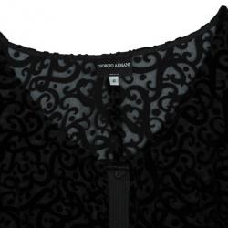 Giorgio Armani Devore Long Sleeve Top L
