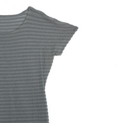 Pre Owned Giorgio Armani Gray Short Sleeve Top XL