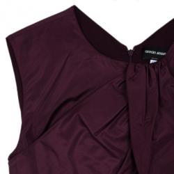 Pre Owned Giorgio Armani Pure Silk Layered Top L